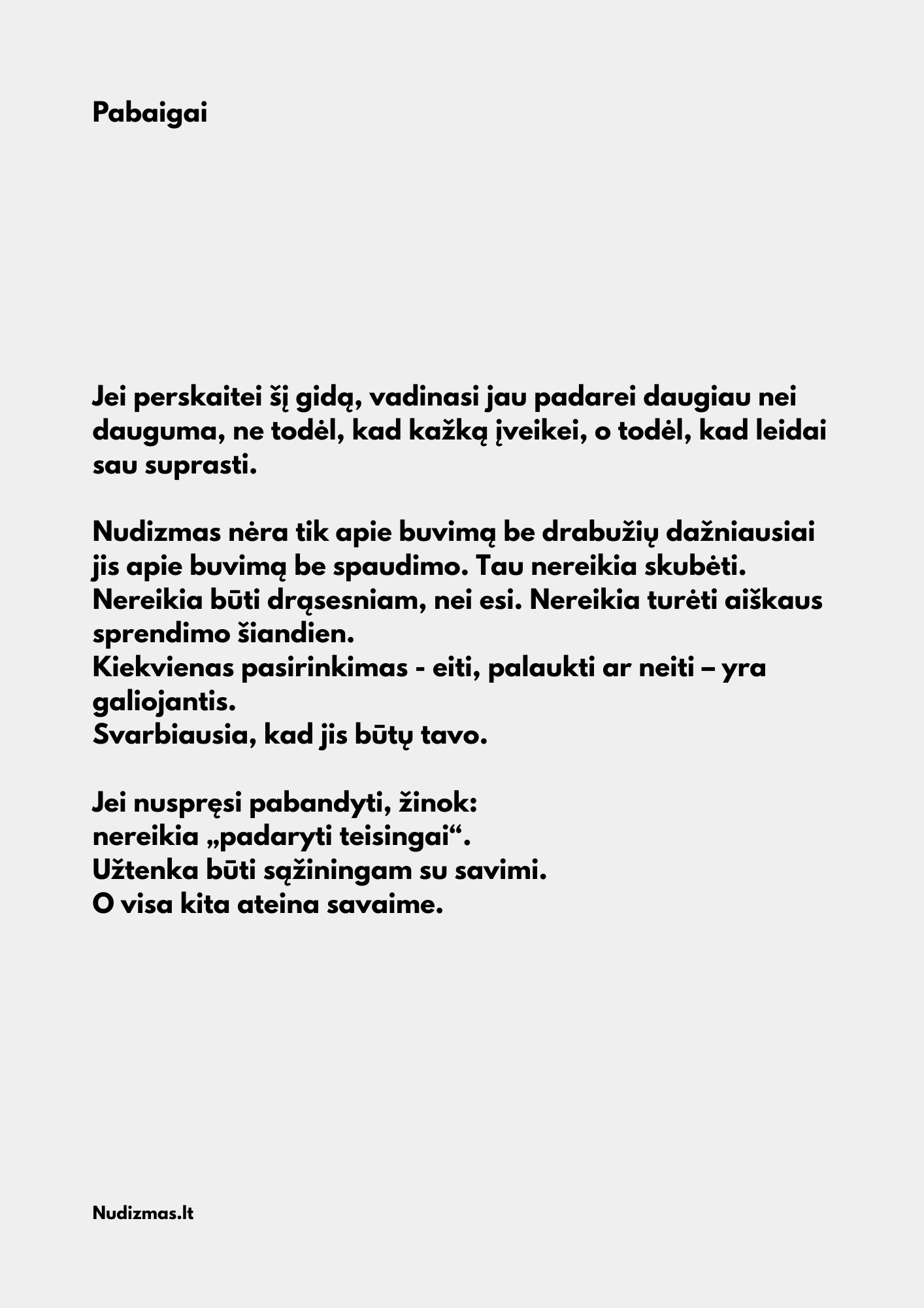 Ką jausi ir ką daryti: Nudizmo patirčių gidas pirmam kartui